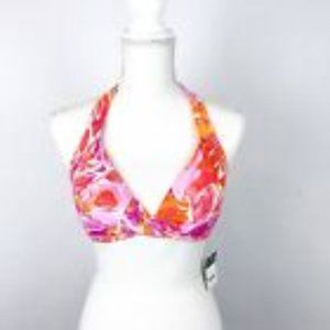 Lauren Ralph Lauren Tropical Halter Bikini Top